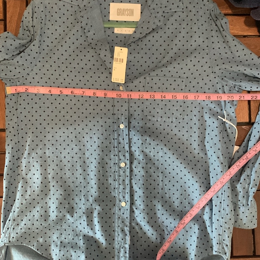 Grayson Threads Button Down Polka Dot - Nwt - image 8